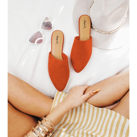 Price firm! Marcy// brick mule flat - Picture 2 of 4